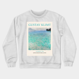 Gustav Klimt Attersee Painting Crewneck Sweatshirt